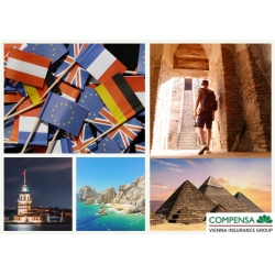 Compensa- ubezpieczenie turystyczne - elastyczny podstawowy, Europa, wyjazd indywidualny, 20-dniowy